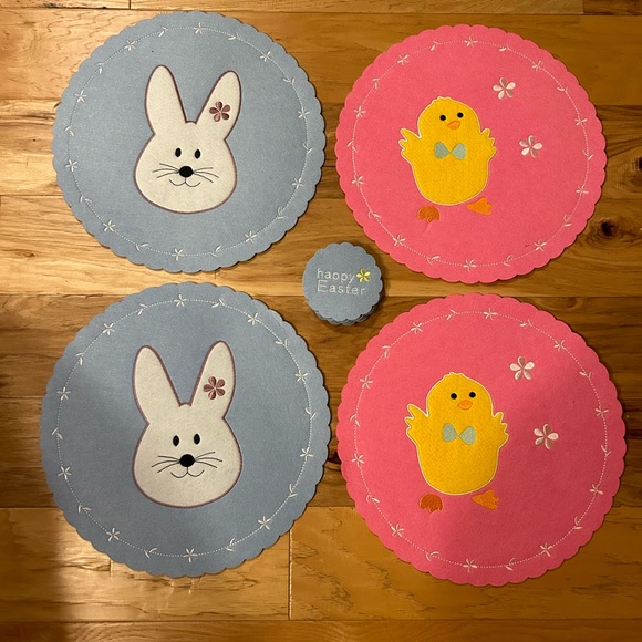 Other - NWOT Easter placemats & coasters